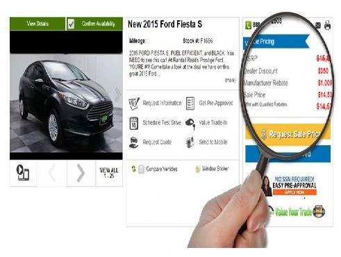 Étudier les prix des voitures en ligne